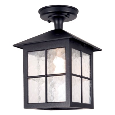 Plafon, Lampa Zewnętrzna, Wisząca Windsor Czarna 18,5x28cm