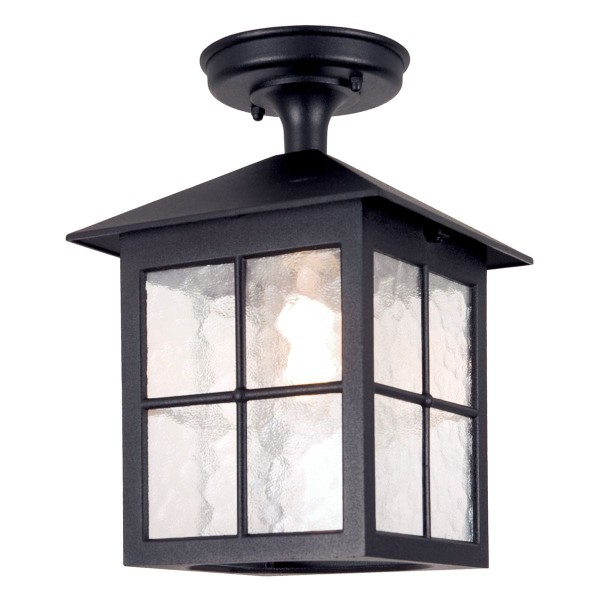 Plafon, Lampa Zewnętrzna, Wisząca Windsor Czarna 18,5x28cm