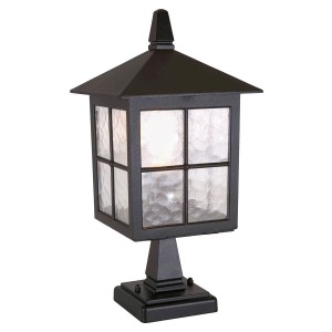 Lampa Zewnętrzna, Stojąca Windsor Czarna 18,5x41cm