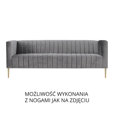 Trzyosobowa Sofa Alvaro w Stylu Modern Classic - Różne Kolory 220x84x74cm 9