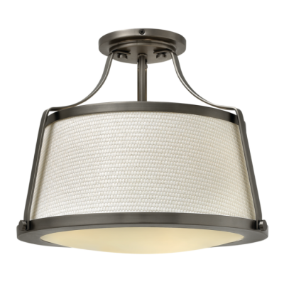 Lampa Sufitowa, Wisząca Trevi Antyczny Nikiel 40,6x40,6x33cm