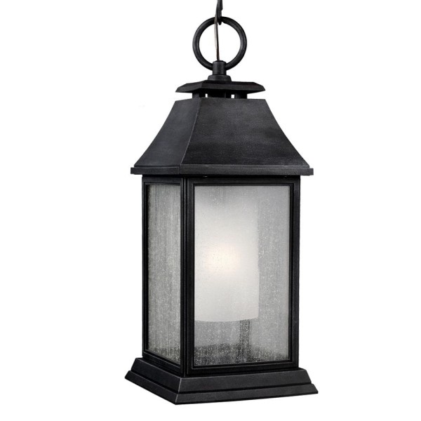 Lampa Wisząca, Zewnętrzna Gaeta Cynk 21,6x53,7cm
