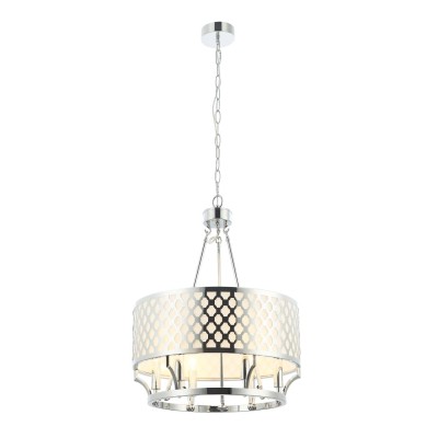 Lampa Sufitowa, Wisząca Verno, Chrom, 55x55x157,5cm 3