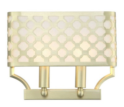 Kinkiet Verno, Stare Złoto, Satyna, 30x24cm