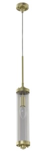 Lampa Sufitowa, Wisząca Fiatto l, Stare Złoto, Satyna, 8,5x180cm