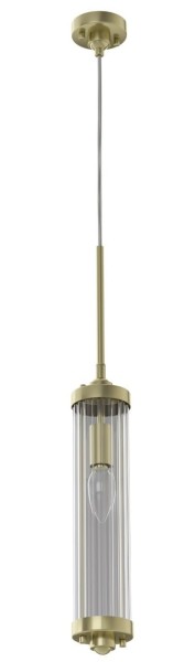 Lampa Sufitowa, Wisząca Fiatto l, Stare Złoto, Satyna, 8,5x180cm