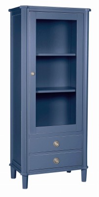 Henshaw Laura Ashley Witryna Niebiesko-Szara 67x42x160cm 3