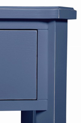 Stolik Nocny Drewniany Henshaw Laura Ashley Niebiesko-Szary 50x40x60cm 5