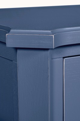 Stolik Nocny Drewniany Henshaw Laura Ashley Niebiesko-Szary 50x40x60cm 6