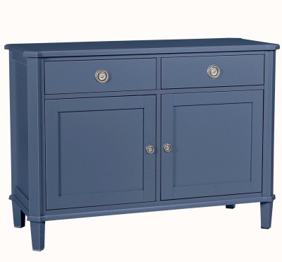 Komoda Drewniana z Szufladami Henshaw Laura Ashley Niebiesko-Szara 110x47x80cm 3