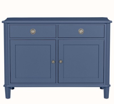 Komoda Drewniana z Szufladami Henshaw Laura Ashley Niebiesko-Szara 110x47x80cm 2