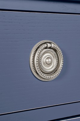 Komoda Drewniana z Szufladami Henshaw Laura Ashley Niebiesko-Szara 110x47x80cm 6