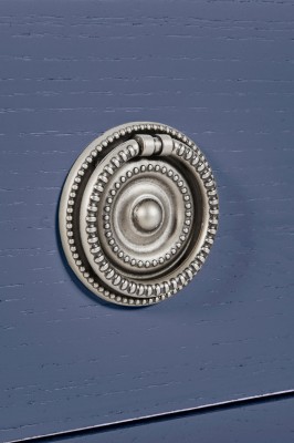 Stolik Kawowy Drewniany Henshaw Laura Ashley Niebiesko-Szarym 100x70x46cm 4