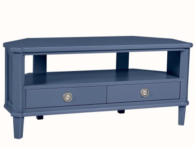 Stolik Drewniany RTV Henshaw Laura Ashley RTV Niebiesko-Szary 110x45x50cm 4