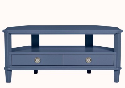 Stolik Drewniany RTV Henshaw Laura Ashley RTV Niebiesko-Szary 110x45x50cm 2