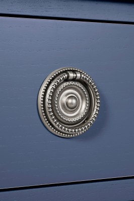 Komoda Drewniana z Szufladami Henshaw Laura Ashley Niebiesko-Szara II 158x47x80cm 4