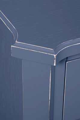 Komoda Drewniana z Szufladami Henshaw Laura Ashley Niebiesko-Szara II 158x47x80cm 5