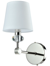 Kinkiet Melody Nikiel, Kryształ 15x25x30cm