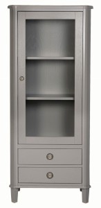 Elegancka Witryna Szara  Henshaw Laura Ashley 67x42x160cm