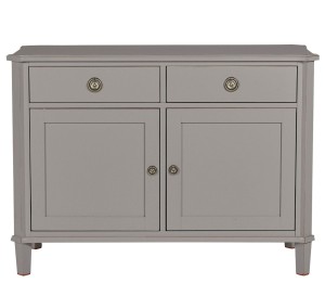 Stylowa Komoda Drewniana Henshaw Laura Ashley Szara 110x47x80cm