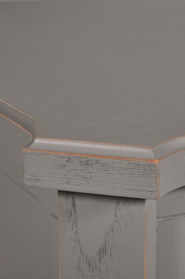 Luksusowy Stolik Kawowy Drewniany Henshaw Laura Ashley Szary 100x70x46cm 4