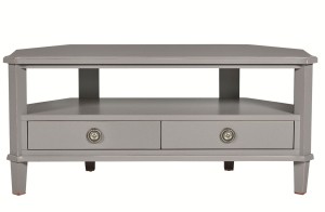 Stolik Drewniany RTV Henshaw Laura Ashley RTV Szary 110x45x50cm