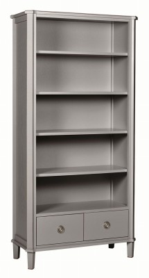 Henshaw Laura Ashley Regał na Książki Szary 90x40x179,5cm 3