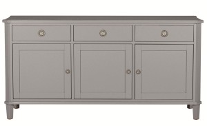 Komoda Drewniana z Szufladami Henshaw Laura Ashley Szara II 158x47x80cm