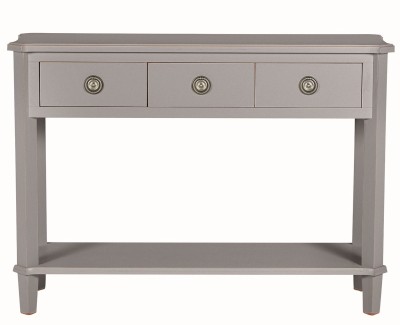 Konsola Drewniana z Szufladami Henshaw Laura Ashley Szara 110x35x79,5cm 2