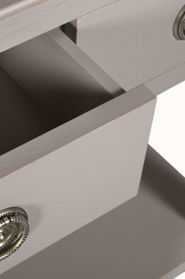 Konsola Drewniana z Szufladami Henshaw Laura Ashley Szara 110x35x79,5cm 5