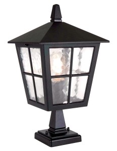 Lampa Zewnętrzna, Stojąca Edington Czarna 21,5x38cm