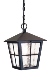 Lampa Zewnętrzna, Wisząca Edington Czarna 21,5x33cm