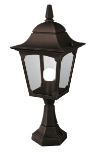 Lampa Zewnętrzna, Stojąca Chappy 4 Czarna 20,5x50cm
