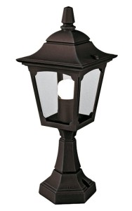 Lampa Zewnętrzna, Stojąca Chappy 5 Czarna 17x44cm