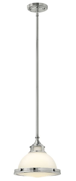 Lampa Sufitowa, Wisząca Manhattan S Chrom, Biały 30x30x25cm