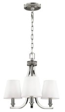 Lampa Sufitowa, Wisząca Lecce, Nikiel, 45,7x40,6cm