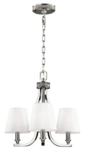 Lampa Sufitowa, Wisząca Lecce, Nikiel, 45,7x40,6cm