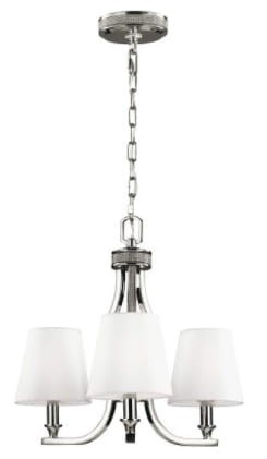 Lampa Sufitowa, Wisząca Lecce, Nikiel, 45,7x40,6cm