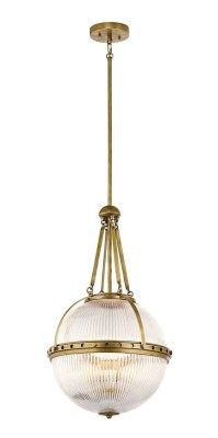 Lampa Wisząca, Sufitowa Asteria Mosiądz 38,4x67,4cm