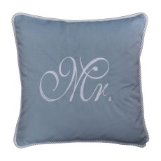 Poduszka Haftowana Dekoracyjna Dla Niego - Różne Kolory Tkanin