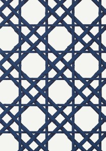 Tapeta Thibaut CYRUS CANE Granat, Biel