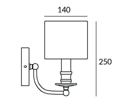 Kinkiet Volare Libero Chrom, Biały 14x22x25cm 6