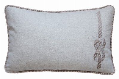 Poduszka Haftowana Dekoracyjna Węzeł Żeglarski 35x55cm 2