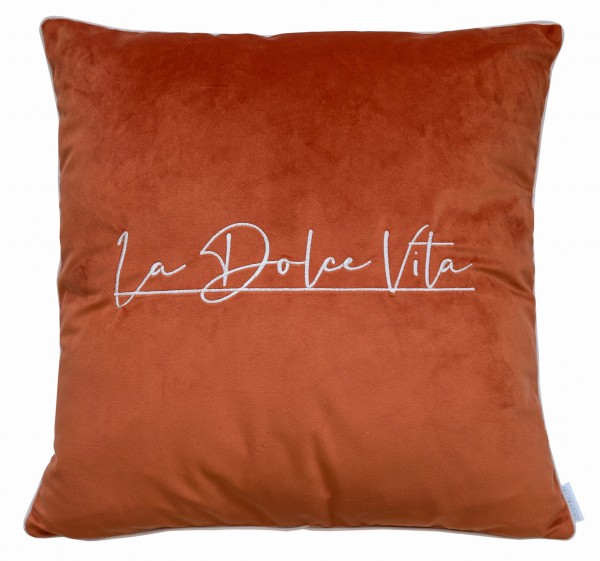 Poduszka z Haftem La Dolce Vita - dowolny kolor