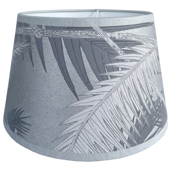 Abażur Palm Jungle Szaro-Srebrny 20x15x13cm