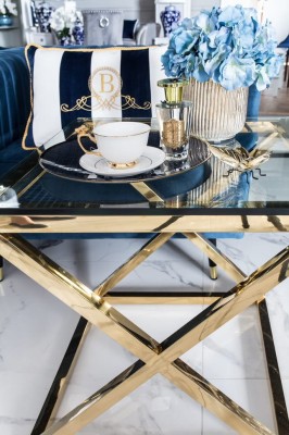 Poduszka Haftowana Dekoracyjna w Pasy - Różne Kolory Tkanin 4