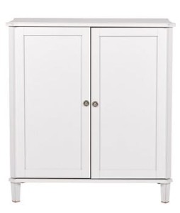 Stylowy Barek Drewniany Henshaw Laura Ashley Jasnoszary 99x54x108cm