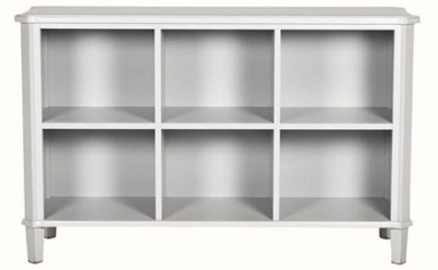 Regał Drewniany na Książki Henshaw Laura Ashley Jasnoszary 127x40x80cm 2