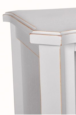 Regał Drewniany na Książki Henshaw Laura Ashley Jasnoszary 127x40x80cm 4