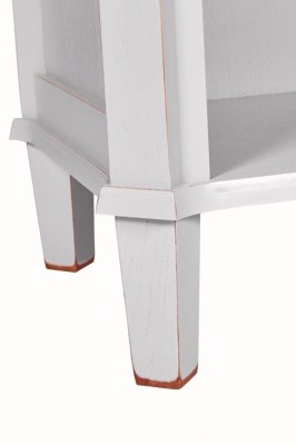 Regał Drewniany na Książki Henshaw Laura Ashley Jasnoszary 127x40x80cm 5